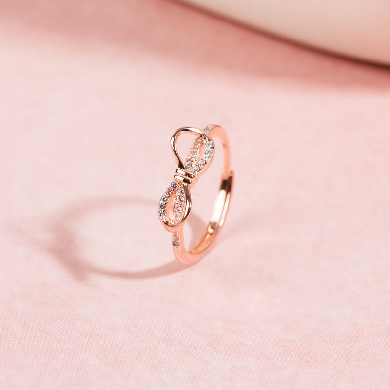 Blushing Bow Ring