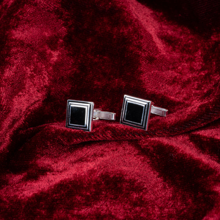 Bold black Cufflinks