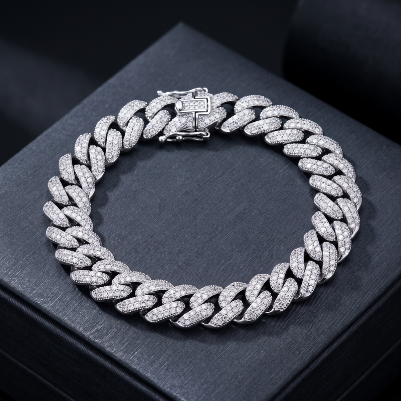 Bold Silver Bracelet for men