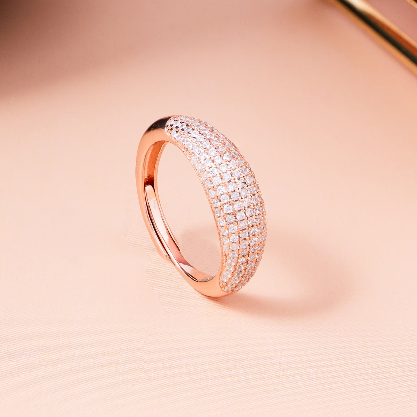 Celeste Rose Pavé Band