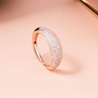 Celeste Rose Pavé Band