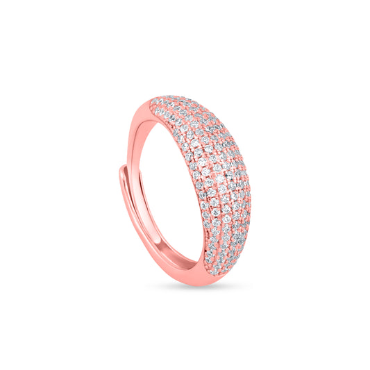 Celeste Rose Pavé Band
