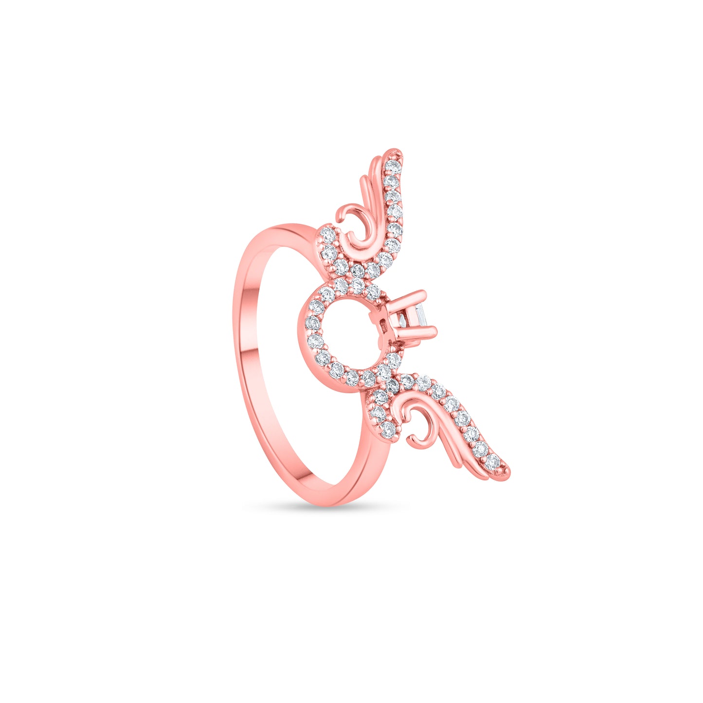 Celestial Wing Rose Gold Ring