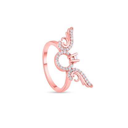 Celestial Wing Rose Gold Ring