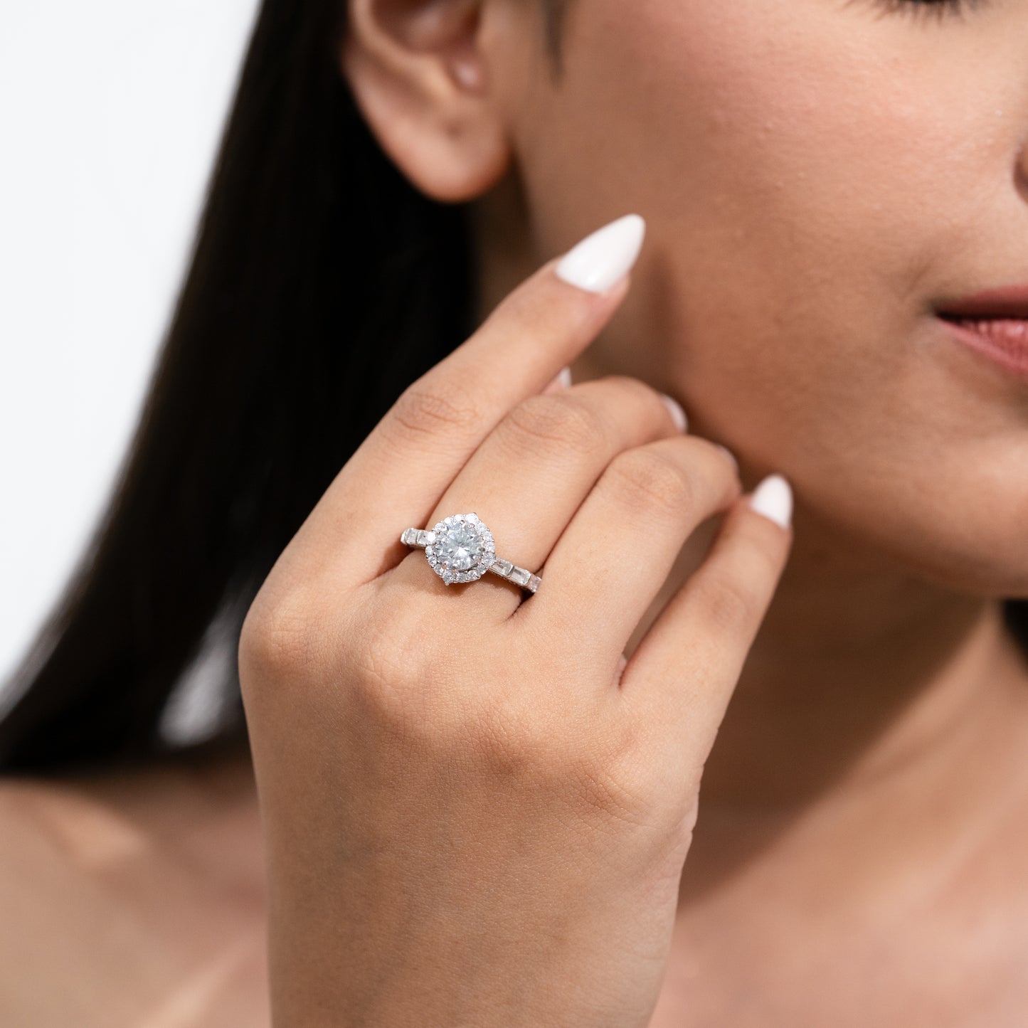 Celestial Halo Silver Ring