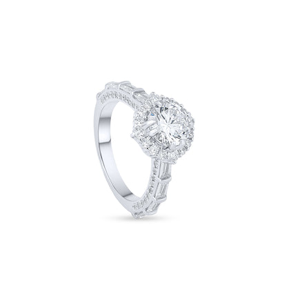 Celestial Halo Silver Ring