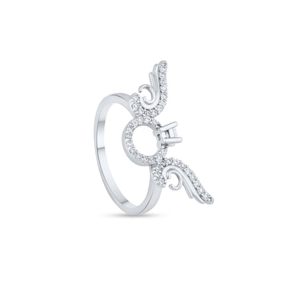 Celestial Wing Silver Ring