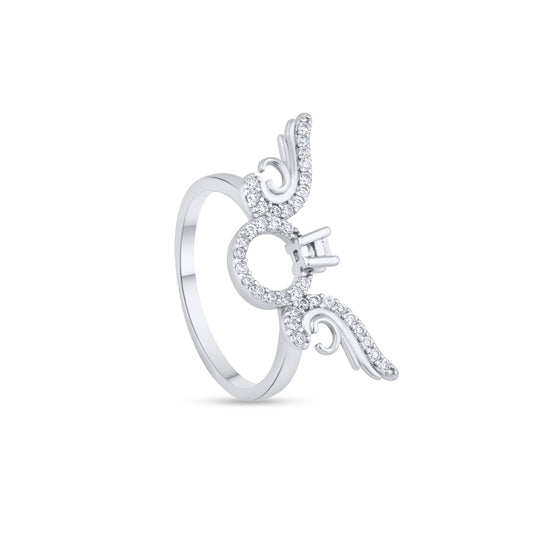 Celestial Wing Silver Ring