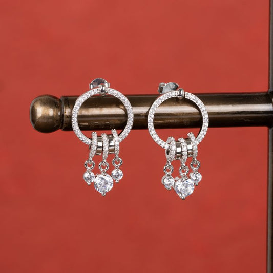 Chandelier Circle Earrings