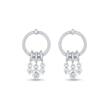 Chandelier Circle Earrings