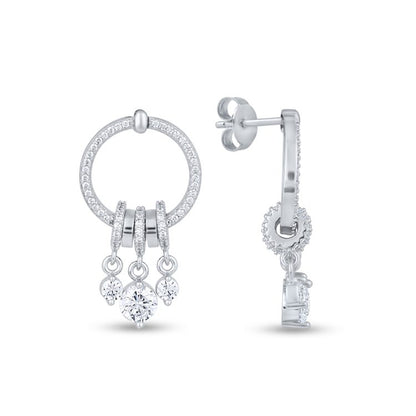 Chandelier Circle Earrings