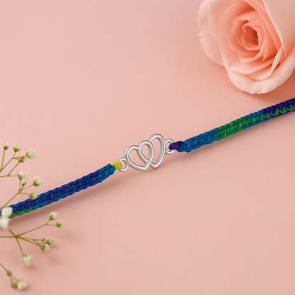 Twin Hearts Rakhi