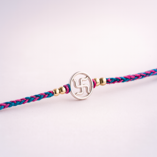 Swastik Blessings Rakhi