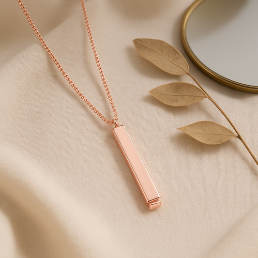 Bar of You Pendant Necklace