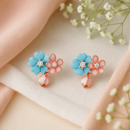 Blossom Duo Stud Earrings