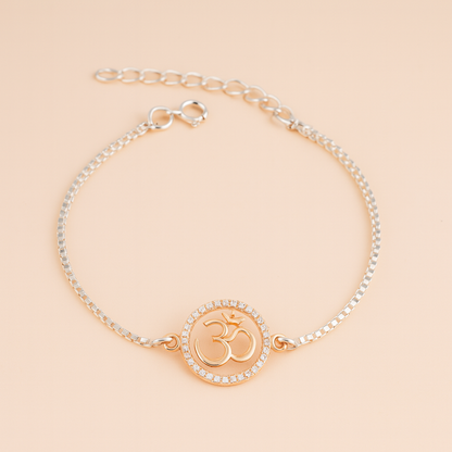 Om Circle Rakhi