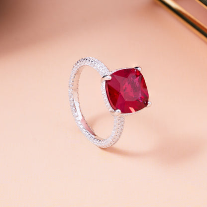 Crimson Crown Ring