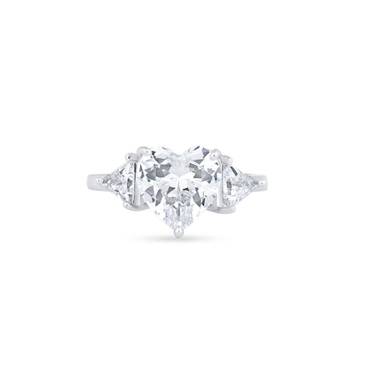 Crowned Love Silver Ring