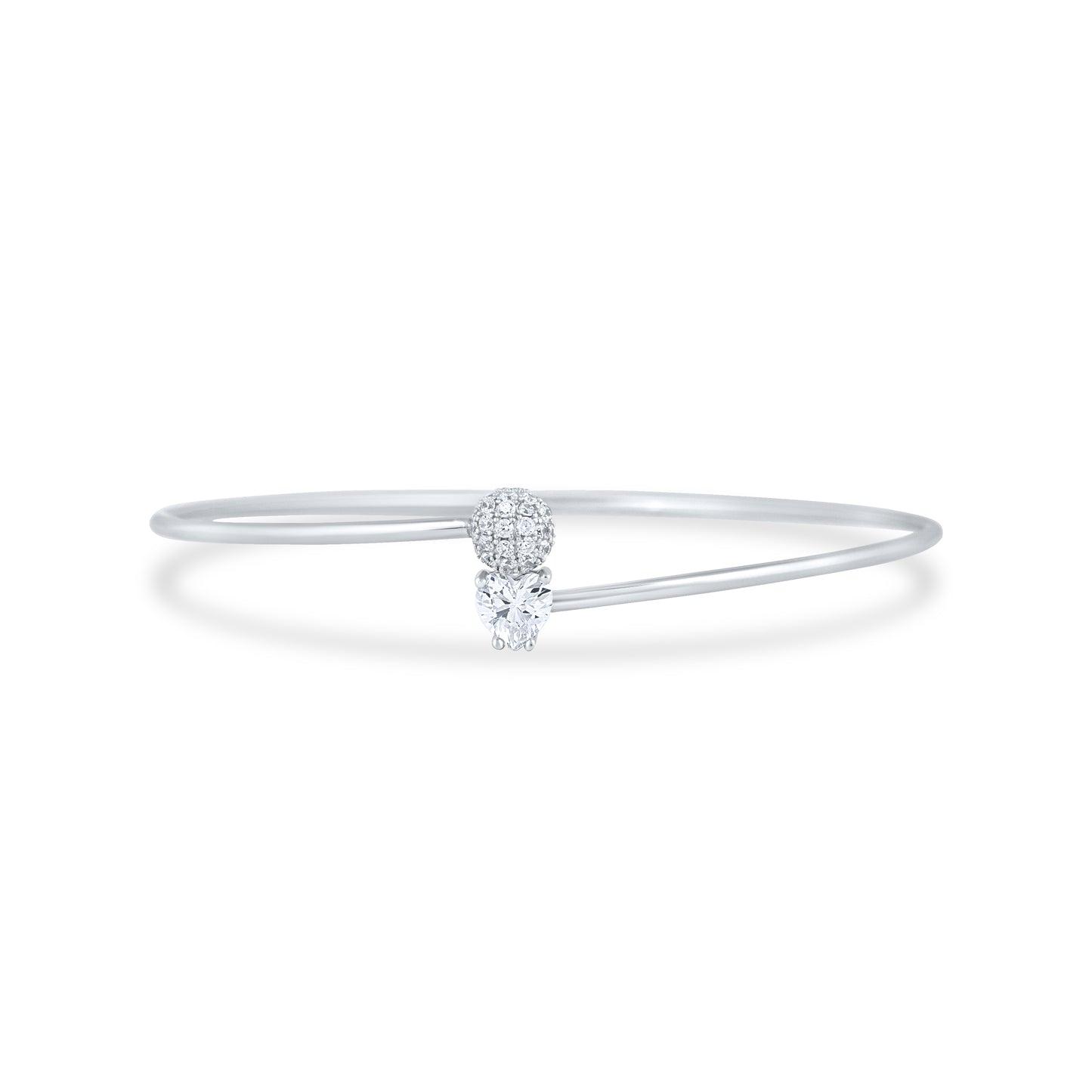 Crystal Heart Orbit Bracelet