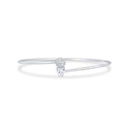 Crystal Heart Orbit Bracelet