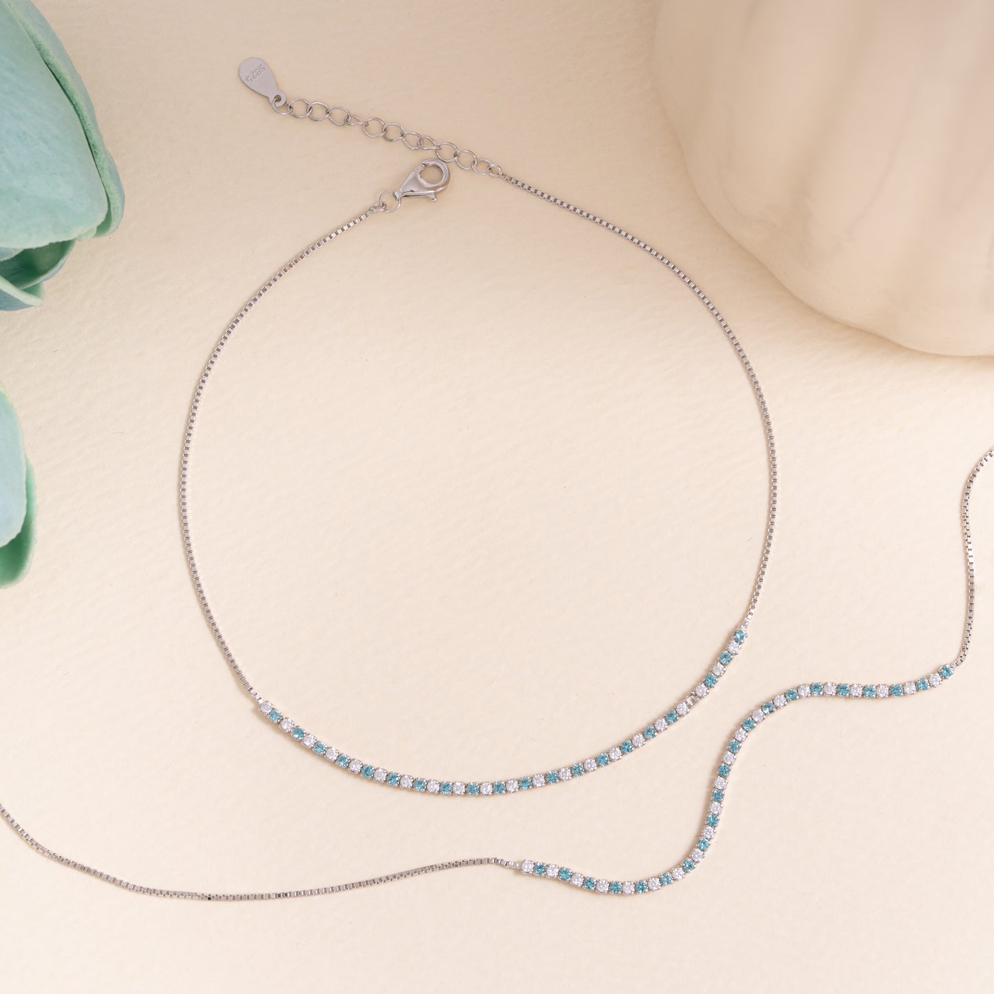 Crystal Tide Anklet