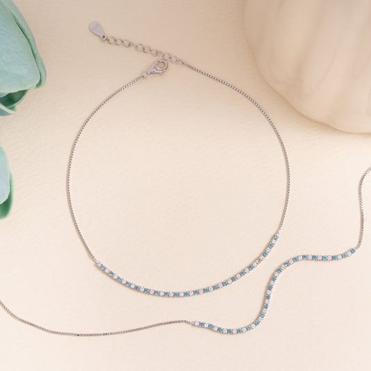 Crystal Tide Anklet