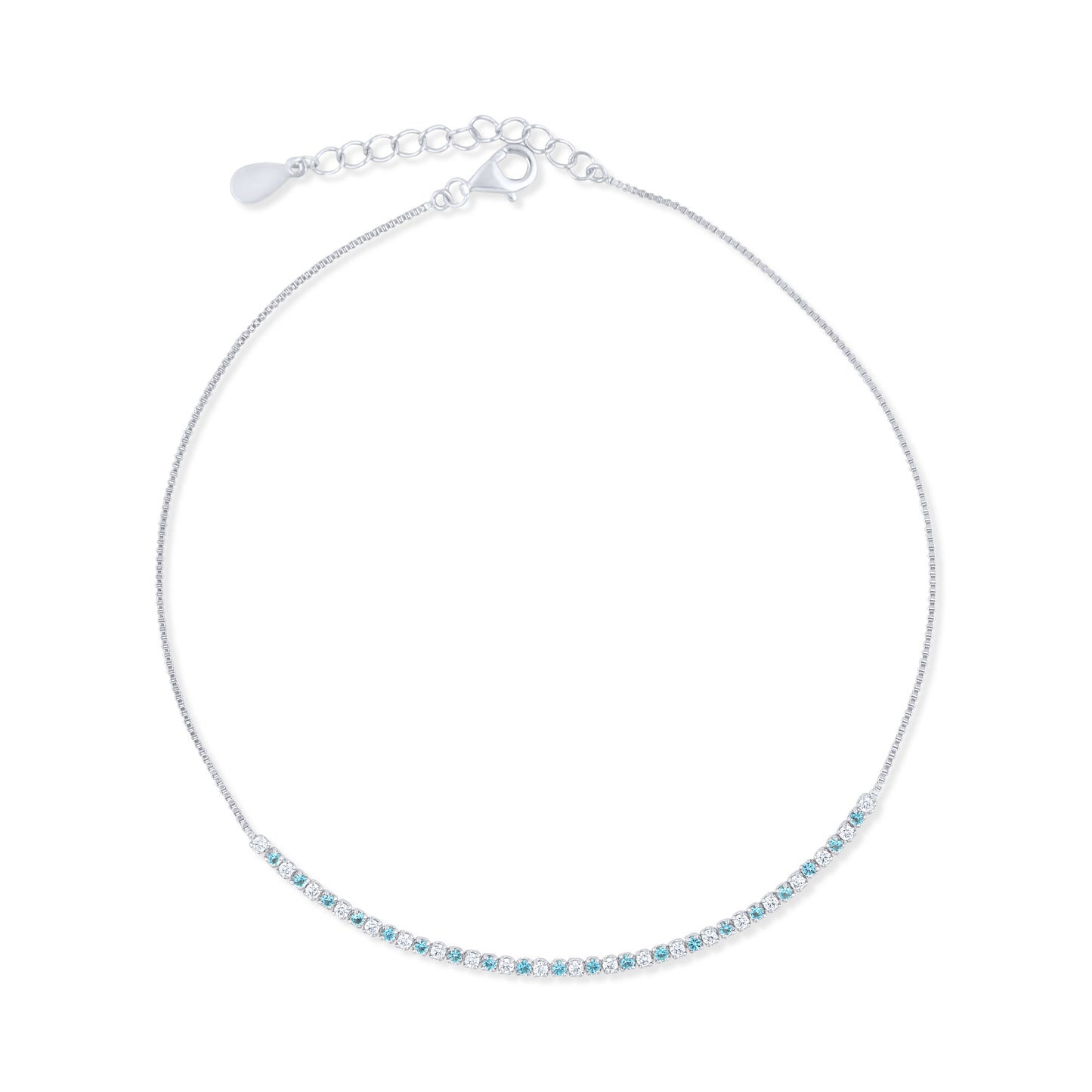 Crystal Tide Anklet