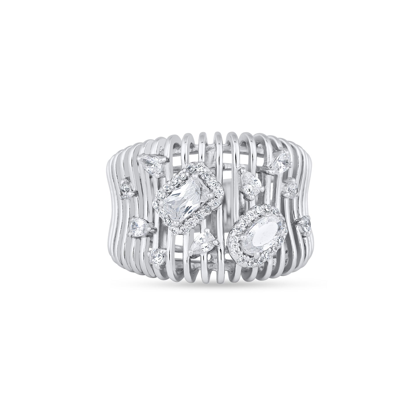 Crystal Weave Ring