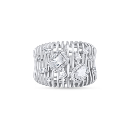 Crystal Weave Ring
