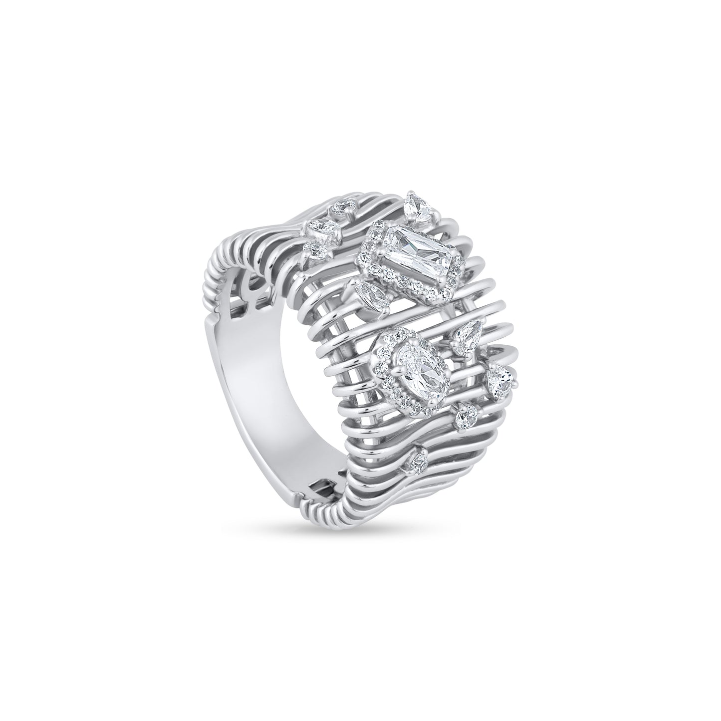 Crystal Weave Ring