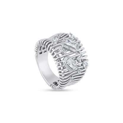Crystal Weave Ring
