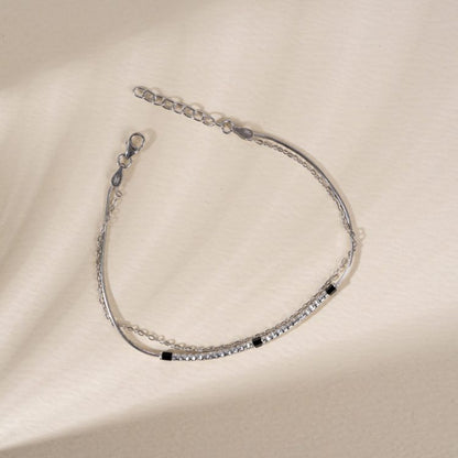 Obsidian Trail Bracelet