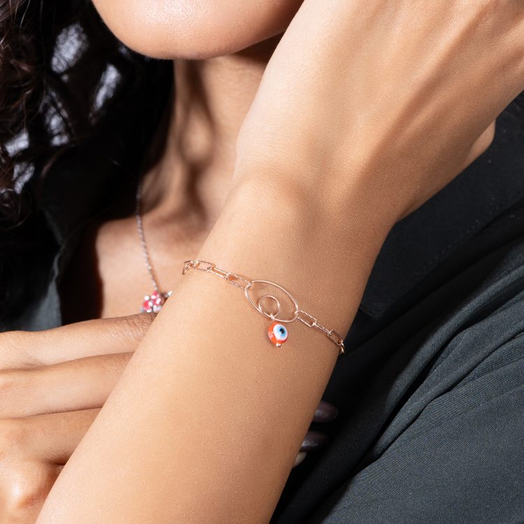 Interwoven Eye Bracelet