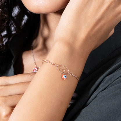 Interwoven Eye Bracelet