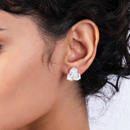 Iridescent Petal Earrings