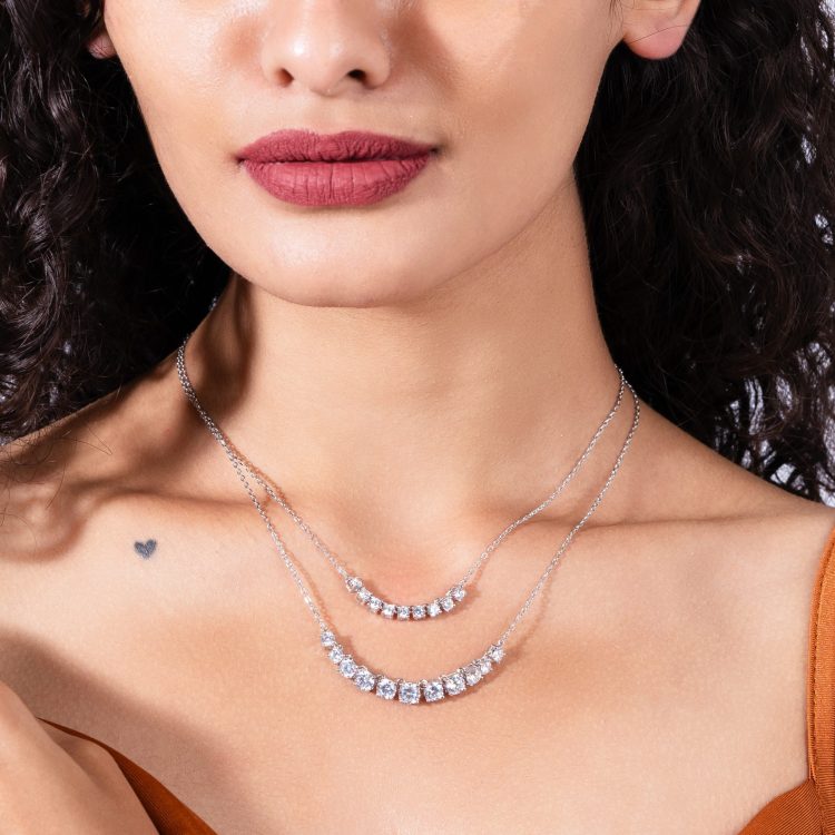 Parallel Radiance Necklace