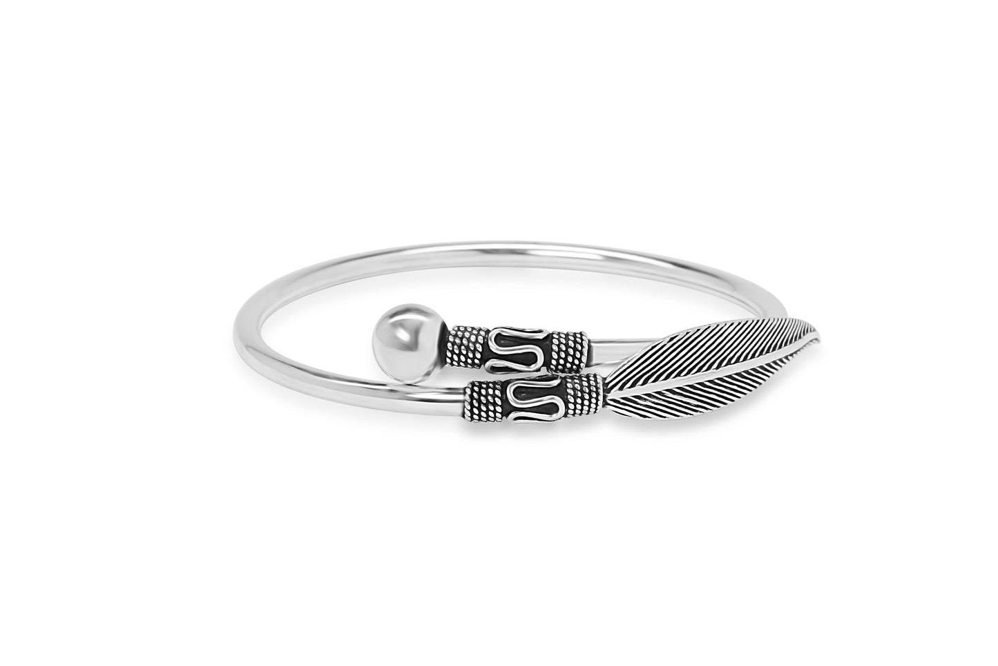 Mystic Feather Adjustable Bangle
