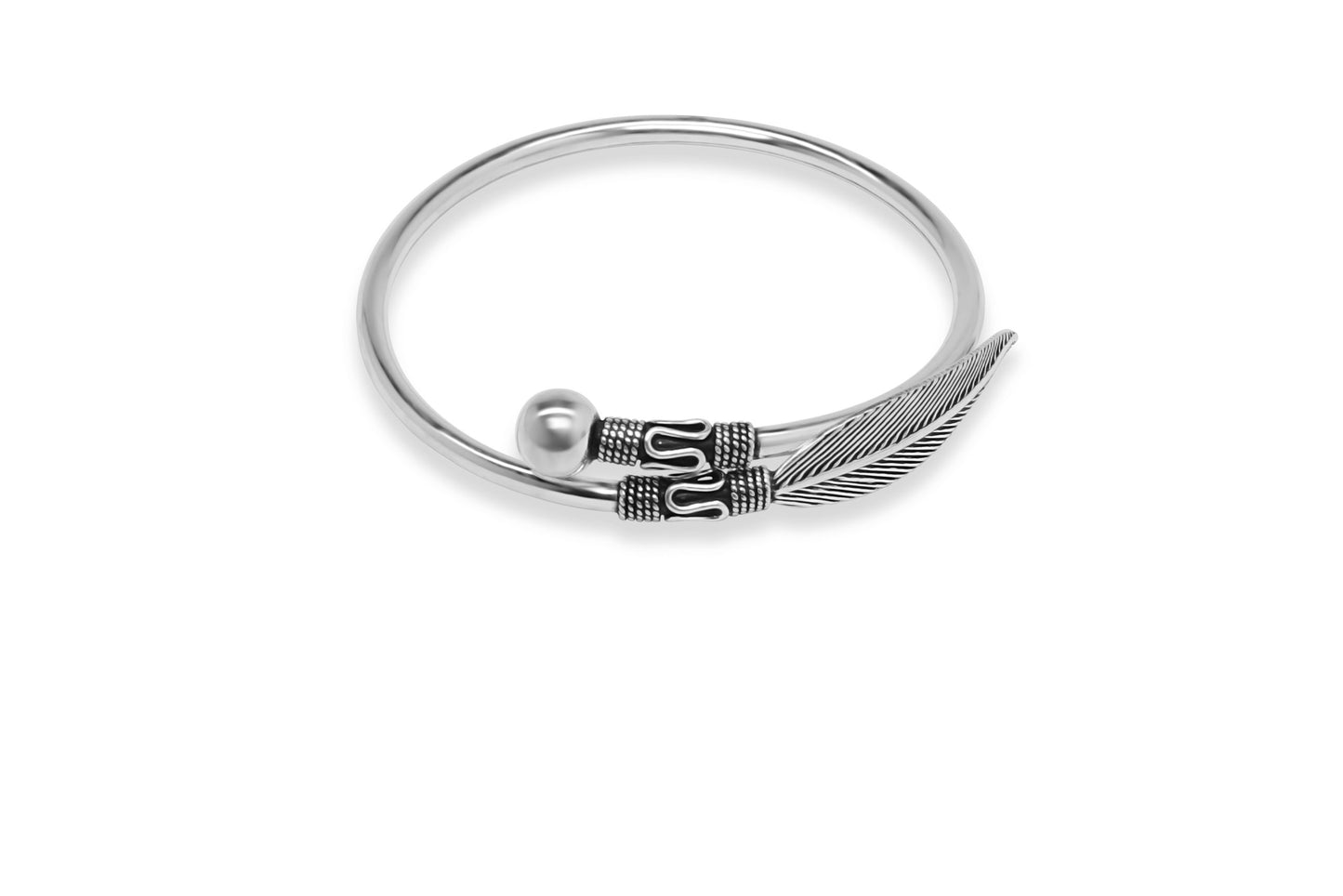 Mystic Feather Adjustable Bangle
