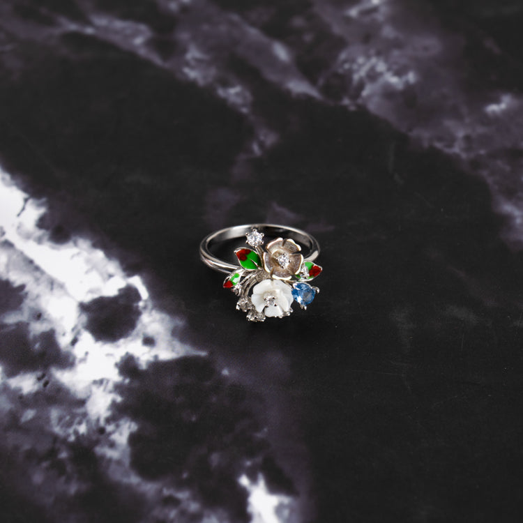 Radiant Blossom Luminaire Ring
