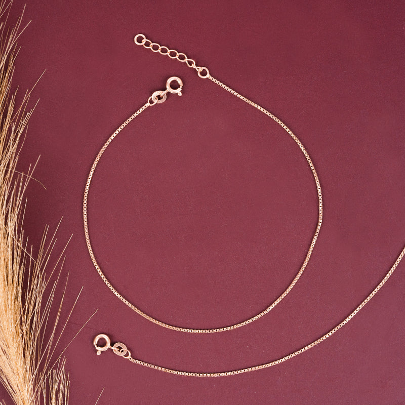 Silken Rose Anklet