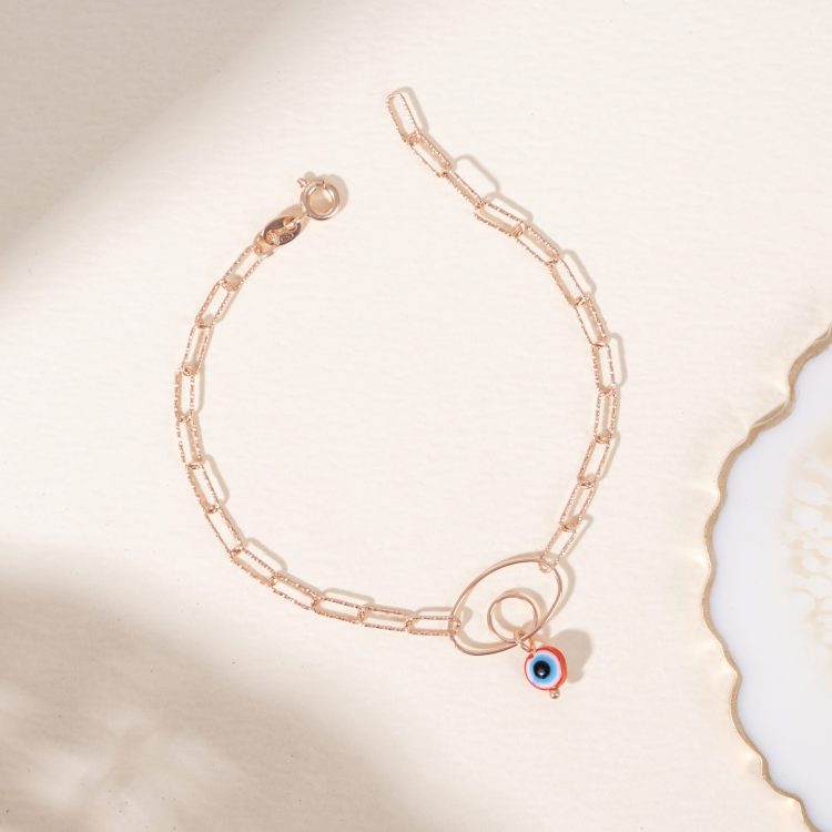 Interwoven Eye Bracelet