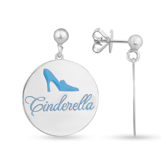 Enchanted Slipper Cinderella Kiddie Earrings
