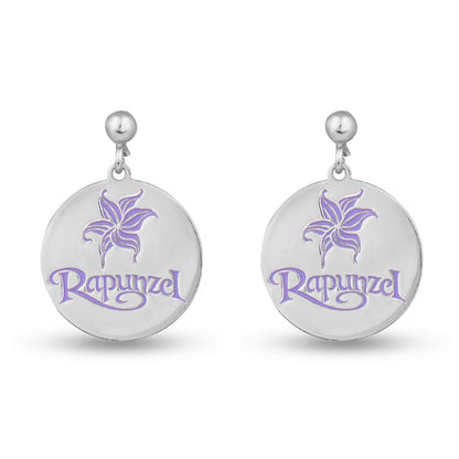 Radiant Rapunzel Purple Dream Kiddie Earrings