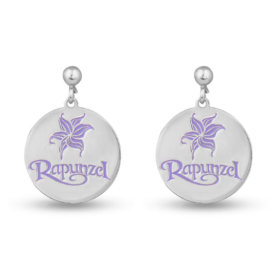 Radiant Rapunzel Purple Dream Kiddie Earrings