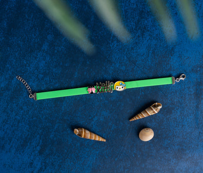 Green Hello Kitty Charm Bracelet
