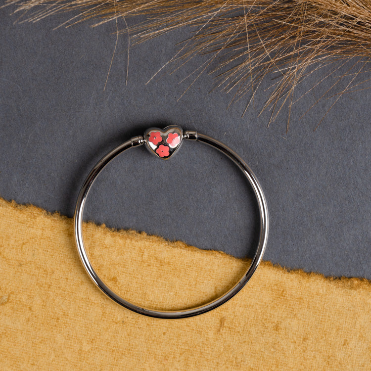 Red Heart Charm Bracelet