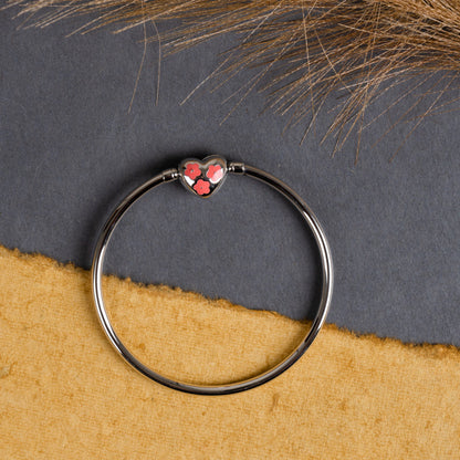 Red Heart Charm Bracelet