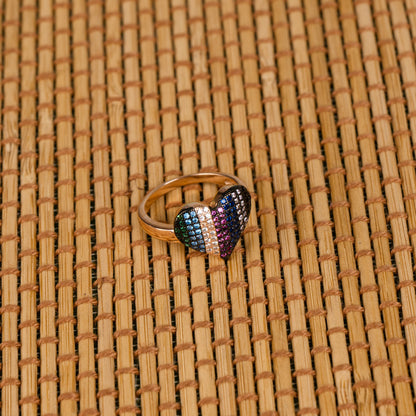 Radiant Pride Heart Rosé Signature Ring