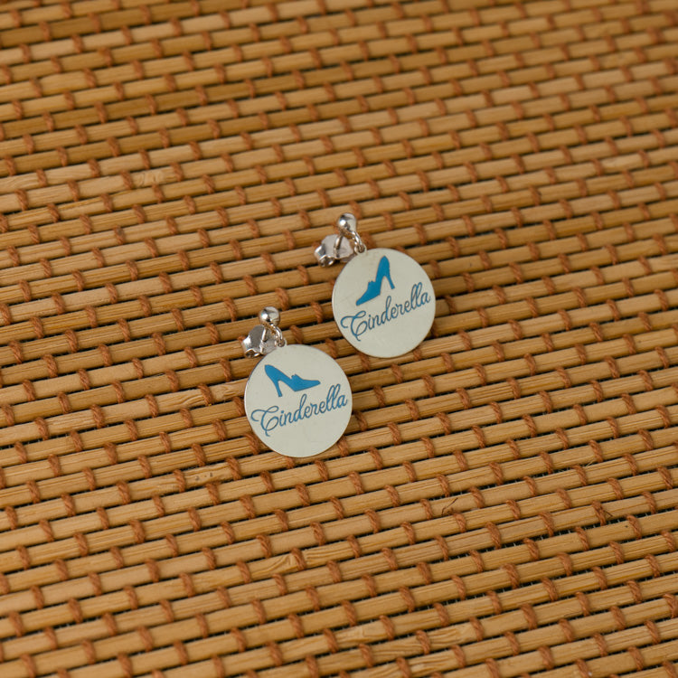 Enchanted Slipper Cinderella Kiddie Earrings