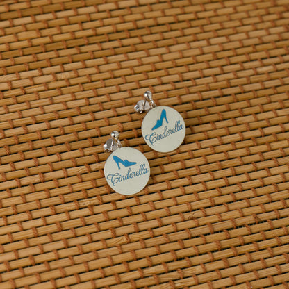 Enchanted Slipper Cinderella Kiddie Earrings